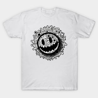 Acid Smiley Outline T-Shirt